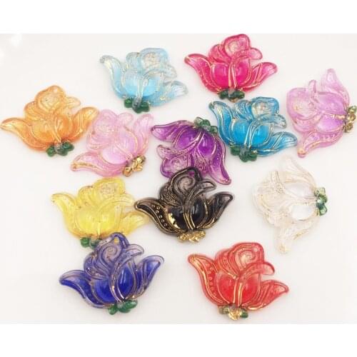 New Shiny 50pcs Mix Resin Colorful Crystal Rose Flat Back Rhinestone Scrapbook DIY Wedding Appliques 2 Hole Ornament Craft F860