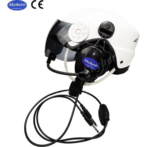 Paramotoring CE EN966 Standard Noice Cancelling Paramotor Helmet PPG Helmet High Quality Aircraft Helmet