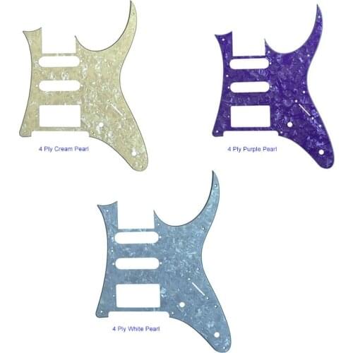 Pleroo Custom Guitar Parts - For MIJ Ibanze RG4850 HSS Guitar Pickguard Pickup Scratch Plate Replacement