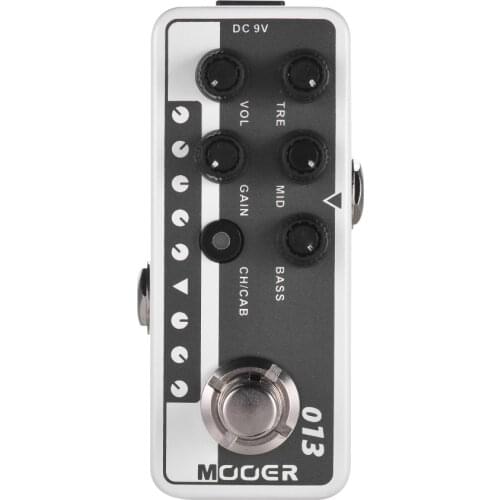 Mooer MICRO PREAMP Series 013 MATCHBOX Classic American Style Digital Preamp Preamplifier Guitar Effect Pedal Dual Channels
