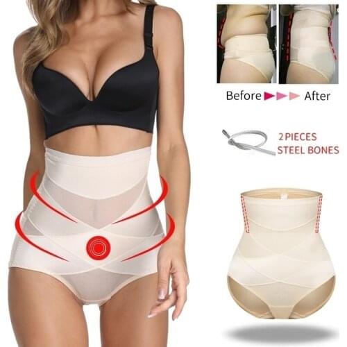 Richkeda Store New 2021 Body Shaper Women Slimming Belt Corset Shapewear Waist Trainer Slimming Pants Waist Shaper Corrective