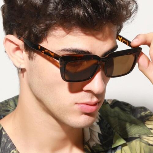 Square Frame Women Men Sunglasses Green Pink Blue Lens UV400 Eye Protection Girl Sexy Ladies Fashion Outdoor Eyewear