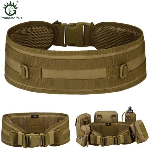 Molle System Tactical Girdle Waist Bag EDC Military Equipment Belt Bag Men Small Army Bag Holder Outdoor Hunting Pouch Bag