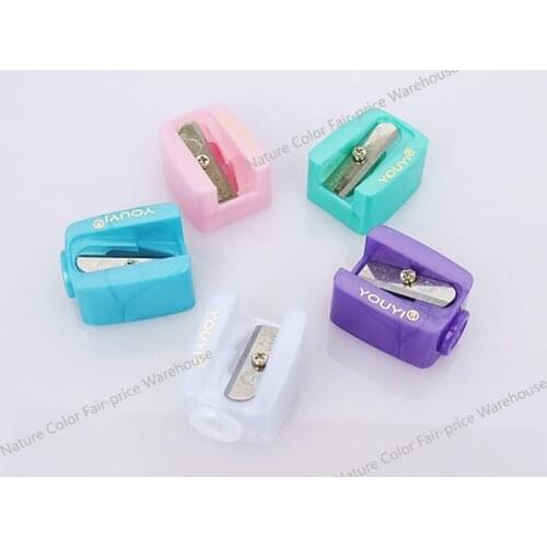 3pcs Makeup Pencil Sharpener Eyebrow Pencil Shaver Eye Liner Lip Liner Sharpener Portable Cosmetic Pen one Hole Shaver Tools