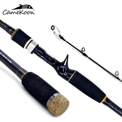 CAMEKOON 2.1m 2.4m 2.7m 3.0m Fishing Rod 4-Piece Spinning & Casting Rod Carbon Fiber Ultralight Travel Lure Fishing Rod