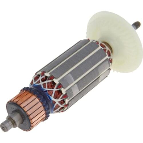 Utoolmart Hot Angle Grinder Rotor Teeth Drive Shaft Hammer Armature 153/154mm Copper Anchor Power Tools Spare Accessories 1PCS