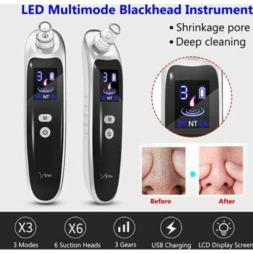 Vacuum Blackhead Remover T Zone Electric Face Cleaner Skin Care Products Blackhead Acne Cleansing Suction Machine Beauty Tool