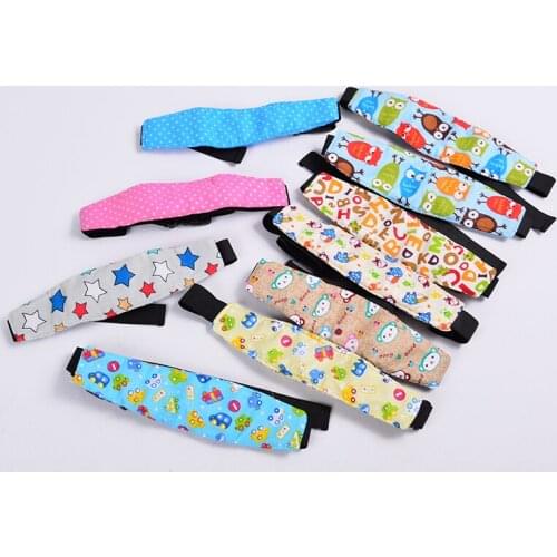 1pcs Baby Pillow Infant Seat Head Support Children Belt Fastening Adjustable Boy Girl Playpens Sleep Saftey Pillows