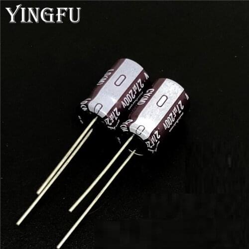 10Pcs/100Pcs 27uF 200V NICHICON CY LD Series 10x16mm High Ripple Current Long Life 200V27uF Aluminum Electrolytic capacitor