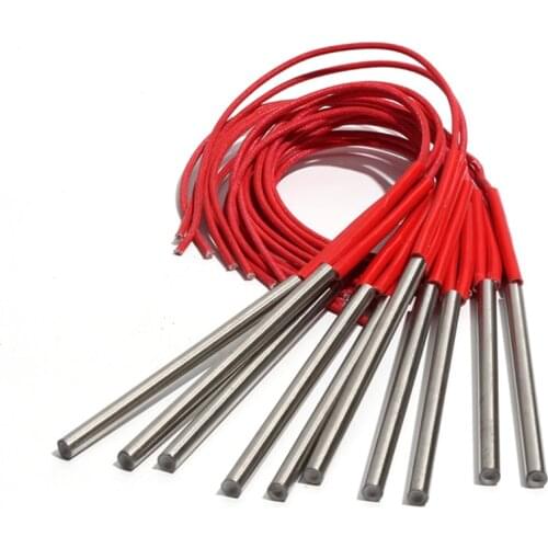 10PCS 8mm 98~115mm 201SUS 110V/220V/380V Cartridge Heater 190W/200W/210W/220W/230W Mould Electric Heating Element