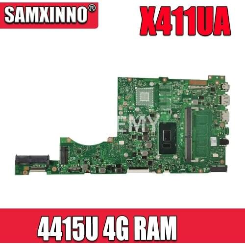 Akemy For Asus X411 X411U X411UN X411UQ Laptop Motherboard X411UA MainBoard Tested W/ 4415U 4G RAM