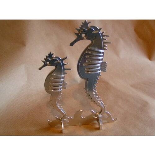 Hippocampi DWG CAD drawing design file for cnc laser cutting