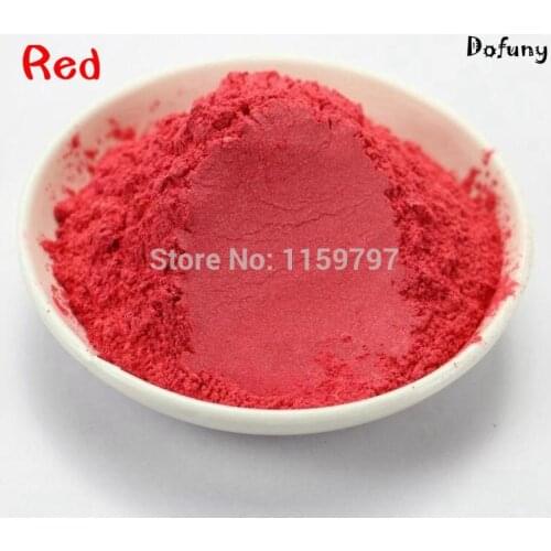 RED color Pearlescent Pigment For Cosmetic Making,Soap Dye Soap Colorant makeup Eyeshadow Soap Powder Free Shipping