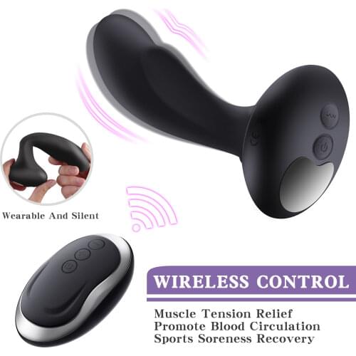 YEAIN Prostate massager Anal vibrators 10 Powerful Speeds Silicone Rechargeable Waterproof Sex Toy For Men Women And Couples