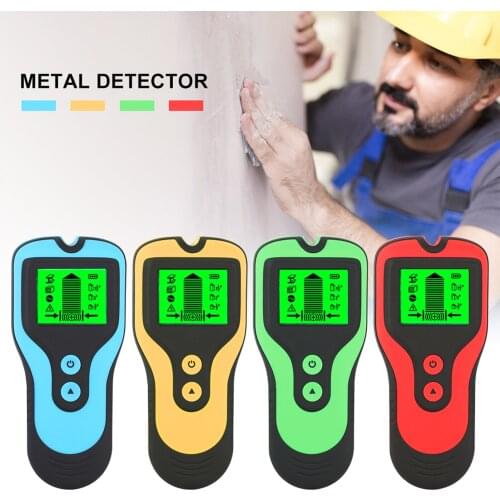 3 In 1 Metal Detector Wall Scanner Stud Sensors LCD Display Screen Scanner AC Voltage Live Wire Detector Multifunction Tools