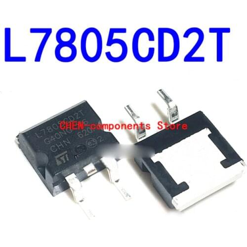 10pcs L7805CD2T original TO-263 patch 7805 L7805C2T