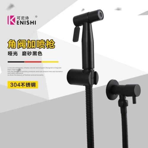 Handheld Hygienic Shower Bidet cold Water Sprayer Gun Stainless Steel Toilet Bidet Tap Set Mixer Bidet Head Bidet Faucets