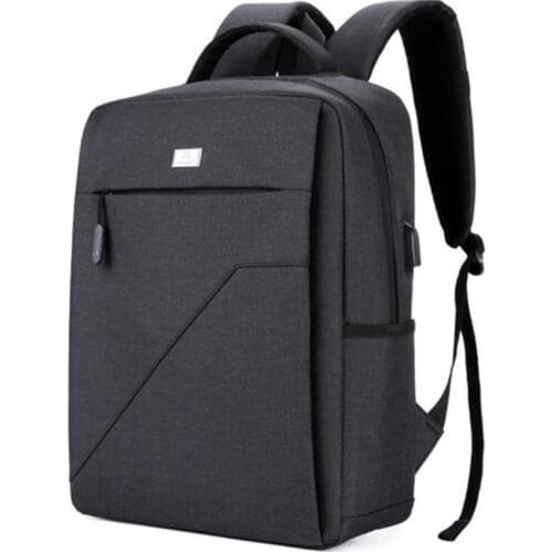 New Mens Backpack with USB Charging Port 15.6 Inch College Casual Travel Laptop Backpack Oxford School Bags for Teenage Boys
