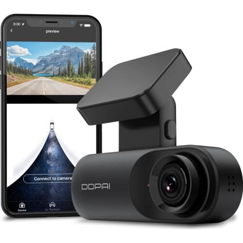 DDPAI Dash Cam Mola N3 1600P HD Vehicle Drive Auto Video DVR 2K Smart Connect Android Wifi Car Camera Recorder 24H Parking
