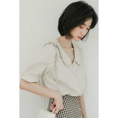 YUAZHOQI Short Sleeve Blouses