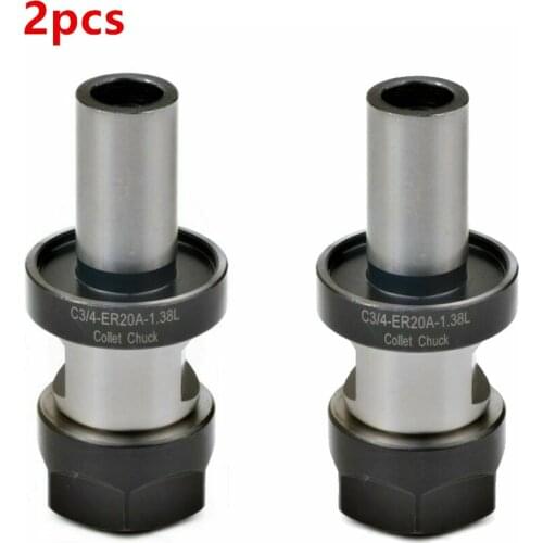 2 PCS Collet Chuck 3/4-ER20 1.38 Collet Chuck Tool Holder Metalworking 2pcs For Tomrach Supplies brand new and high quality