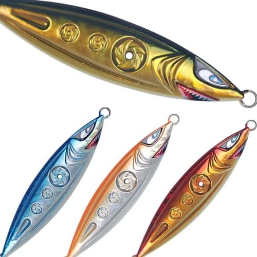1Pcs lead jigging Fishing Lure Metal Bait 150g 3D eyes Sea shipping