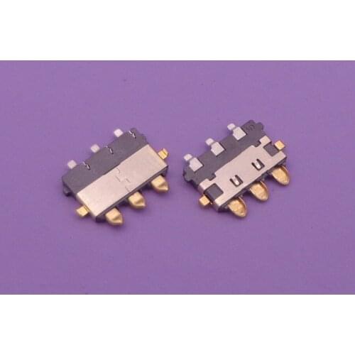 2pcs/lot 3Pin XGE New Inner Battery Clip Contact Connector replacement for Chinese mobile phones