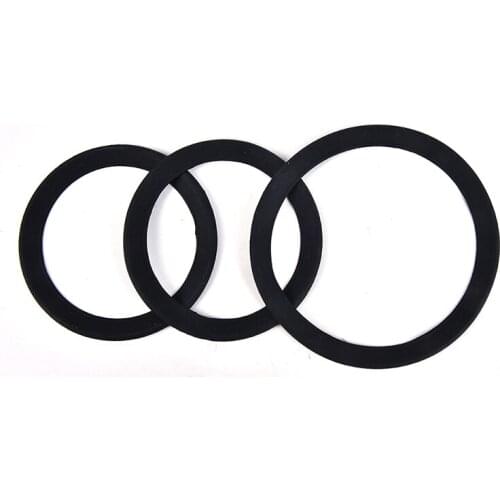 2Pcs Rubber Protector Saxophone Mute Ring Sax Silencer for Soprano Alto Tenor Sax Trumpet Replacement Parts