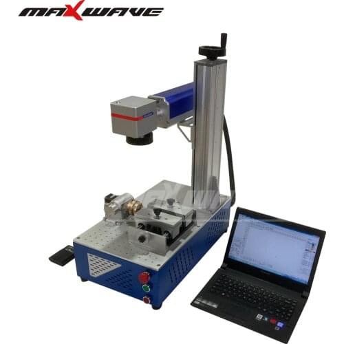 20W/30W/50W/white/black/color fiber laser marking machine price /fiber laser engraver/laser marker on metal