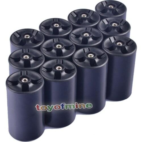 12x AA To D Size Battery Converter Holder Adapter Adaptor Case Switcher