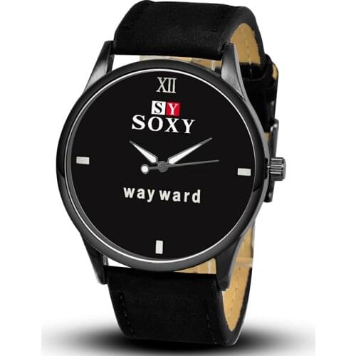 2020 New Luxury Brand SOXY Men Watch Fashion Male Wrist Watches Gentmen Leather Quartz Watches Erkek Kol Saati Relogio Masculino