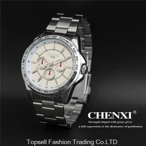 Relogio Masculino CHENXI Quartz Watch Men 2018 Top Brand Luxury steel Mens Watches Fashion Casual Sport Clock Men Wristwatches