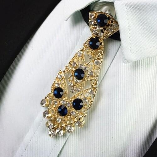 Elegant Men Women Wedding Business Neck bolo Tie Party Necktie Bow Tie Cravat Elastic Band Groom Crystal Alloy Rhinestone Bowtie