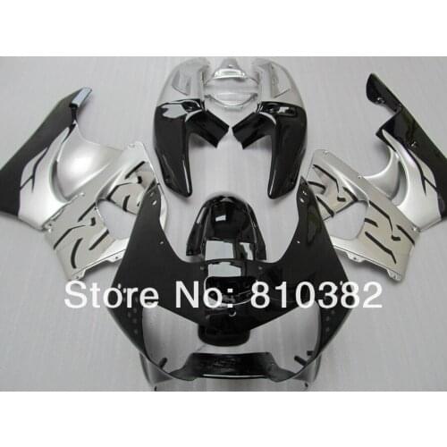 HOT Sale!! Motorcycle Fairing kit for HONDA CBR900RR 98 99 CBR900 919 CBR900RR 1998 1999 Silver gloss black Fairings set HF29