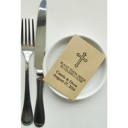 Baptism Seed Packets-Christening Favors-Religious Text-Plant These Seeds-Naming Ceremony-Communion Favors
