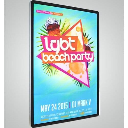 Plastic led light box cinematic lightbox a3 cinema light box