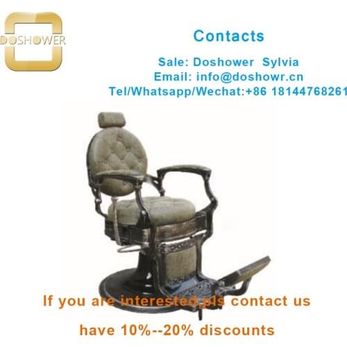 Platinum barber chair with barber chairs men hydraulic for Doshower DS-T254-A european barber chair