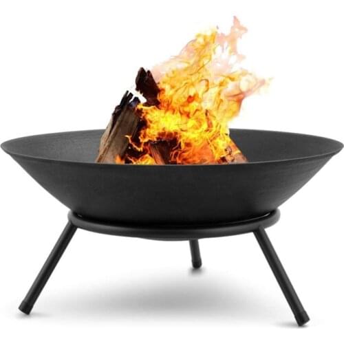 Portable charcoal iron barbecue grill outdoor bonfire heating stove indoor wood baking basin brazier picnic camping courtyard BB