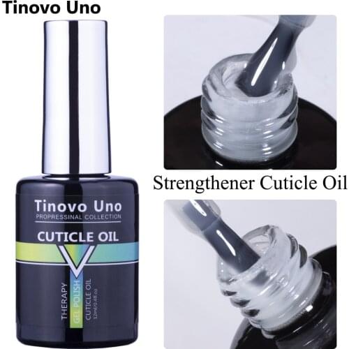 Tinovo Uno Professional Cuticle Oil 12ML Nail Art Treatment Liquid Nail Strengthener Hardener Varnish Essential for Nails Repair