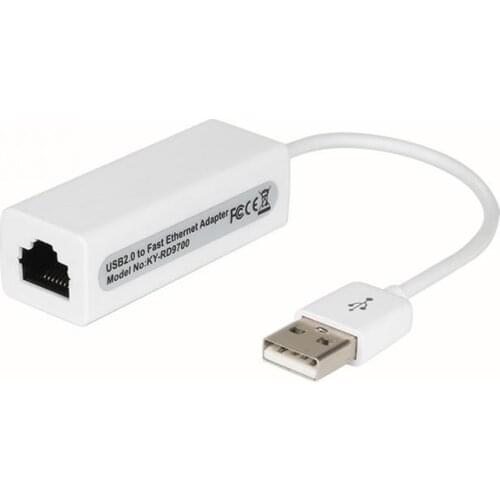 Super Speed USB 2.0 to RJ45 USB2.0 to Ethernet Network LAN Adapter Card 10Mbps Adapter for windows7 PC Laptop LAN adapter