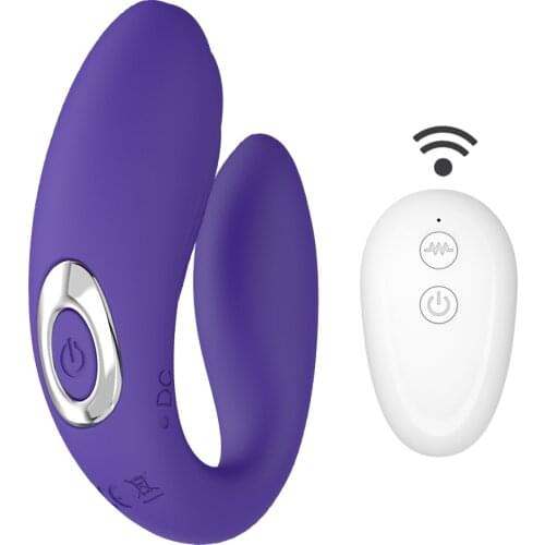 Remote U-Shape Wireless Vibrator Dildo G Spot Vagina Clitoris Stimulate Double Vibrators Sex Toys For Women Female Masturbato