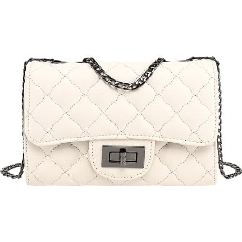 Women Shoulder Bag 2020 new Korean version of the Messenger bag handbag chain Lingge Fashion shoulde bag wallet Small square bag