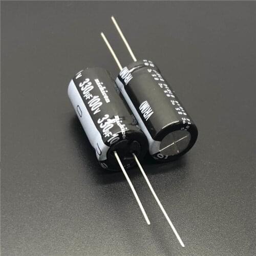 10pcs/100pcs 330uF 100V NICHICON VR Series 12.5x25mm 100V330uF Aluminum Electrolytic Capacitor