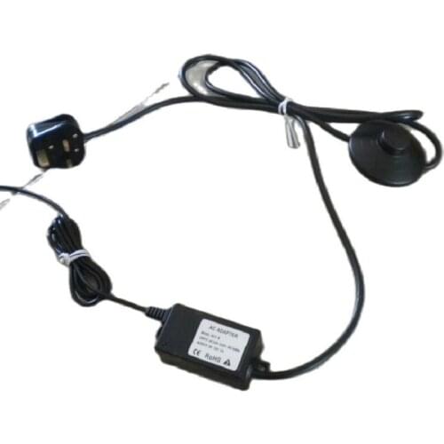 12pcs input 220V output 12w 1A 12V DC transformer with 304 foot switch