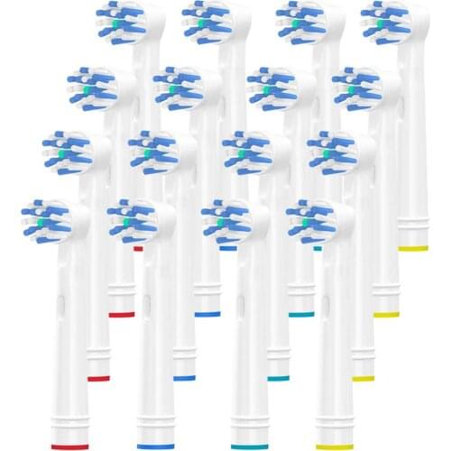 16PCS Toothbrush Heads for Oral B, Refills Brush Heads for Electric Toothbrush, Angled Bristles for Effective Plaque Removal