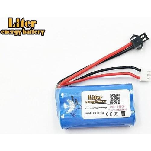 7.4V 1500mAH remote control helicopter remote control aircraft lithium battery 1500mAH 7.4V 14500 HJ370