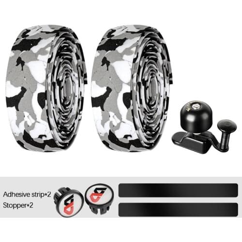 Bicycle Warning Alarm Bell Ring Horn MTB Road Bike Handlebar Tape Set Shock Absorption Steering Wheel Cover EVA Handle Bar Tape