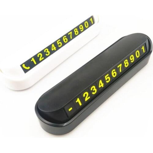 Car Styling Temporary Parking Card Phone Number Card Plate for Kia Rio K2 K3 K5 K4 Cerato,Soul,Forte,Sportage R,SORENTO,Mohave
