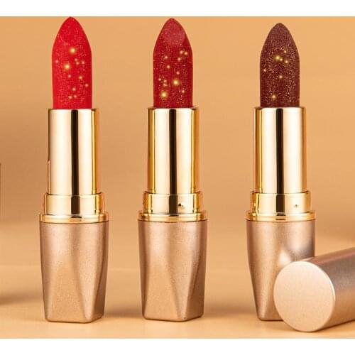 Hot Sales Student Waterproof Lipstick Nude Matte Velvet Glossy Lip Gloss Lipstick Lip Balm Sexy Tint Women Fashion Makeup Gift