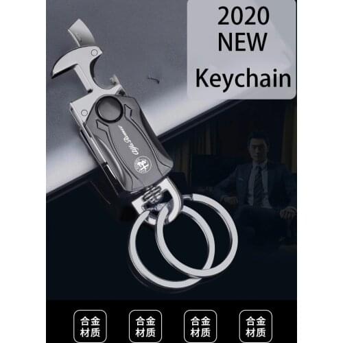 For alfa romeo 159 156 147 giulia Car accessories Beer Bottle Opener Keychain Men Zinc Alloy Key Ring Car Play Keyring